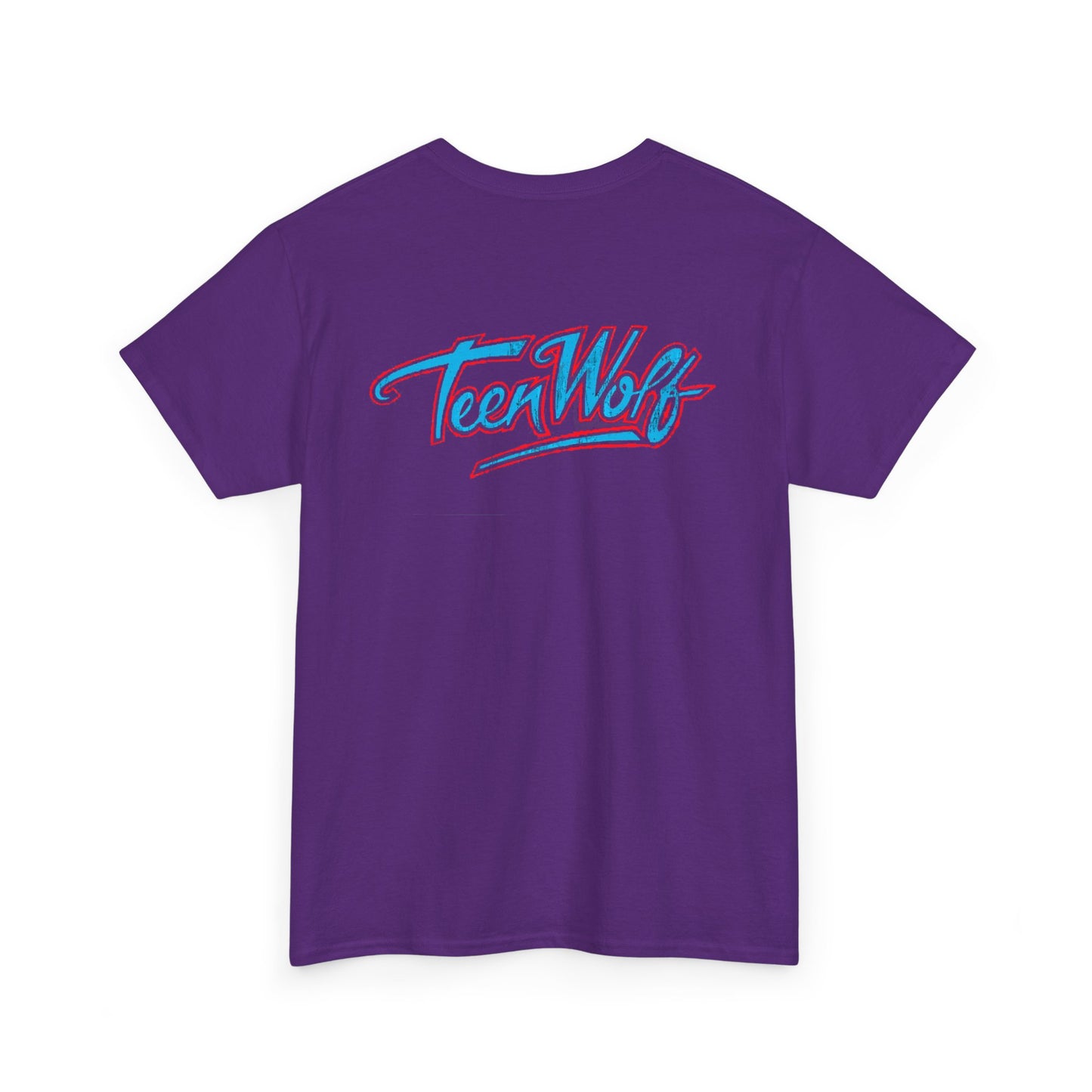 Teen Wolf Neon Logo Tee – 80s Movie Magic