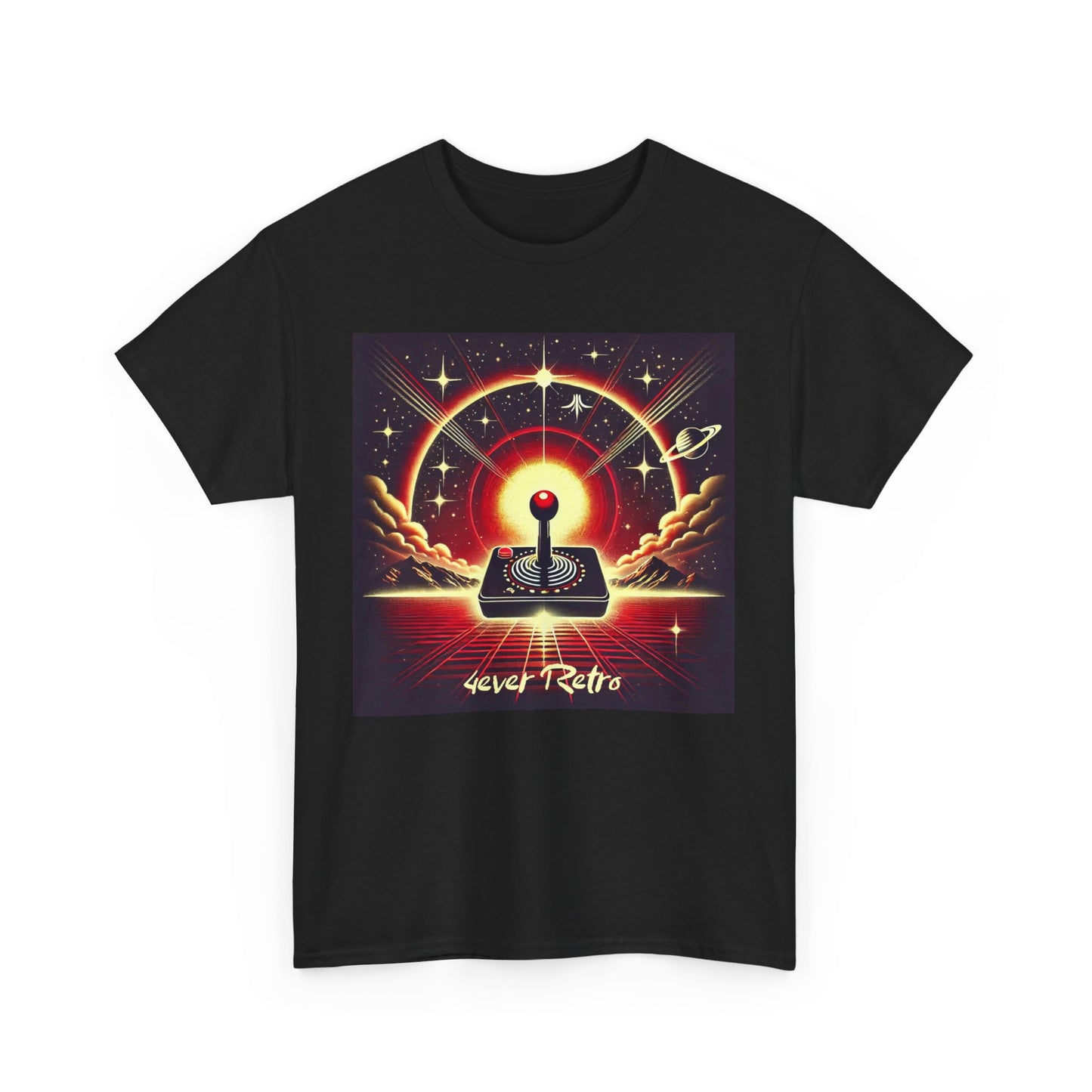 4ever Retro Cosmic Joystick Tee – Relive the Golden Age of Gaming