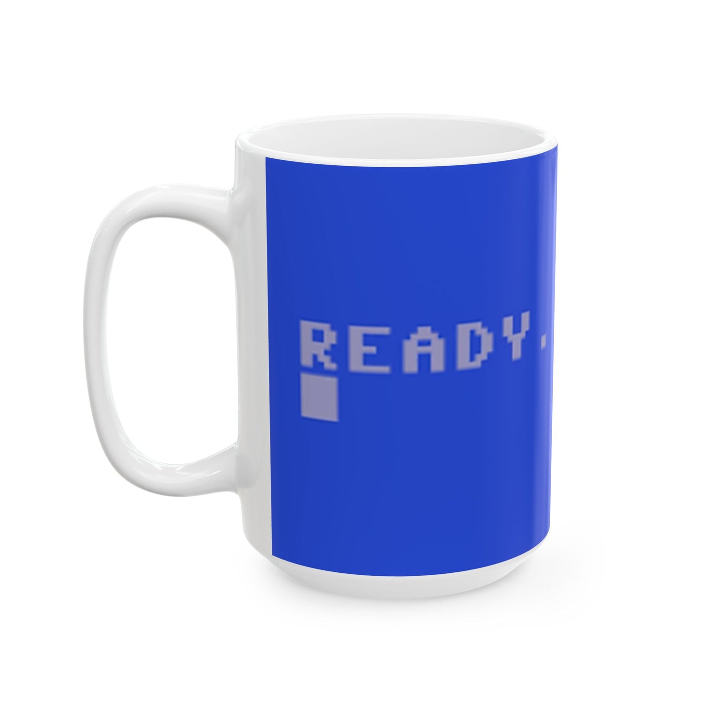 Commodore "READY." Coffee Mug – Retro Computing Nostalgia in Every Sip