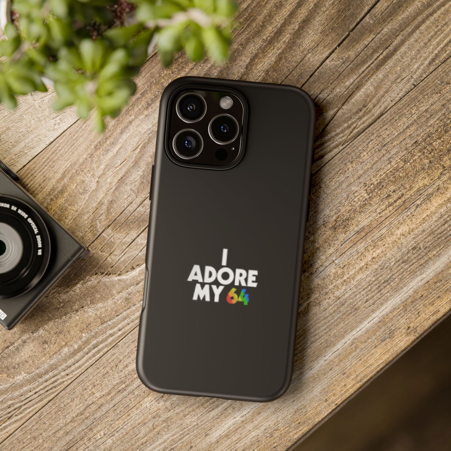 "I Adore My 64" Phone Case – Retro Protection for C64 Fans