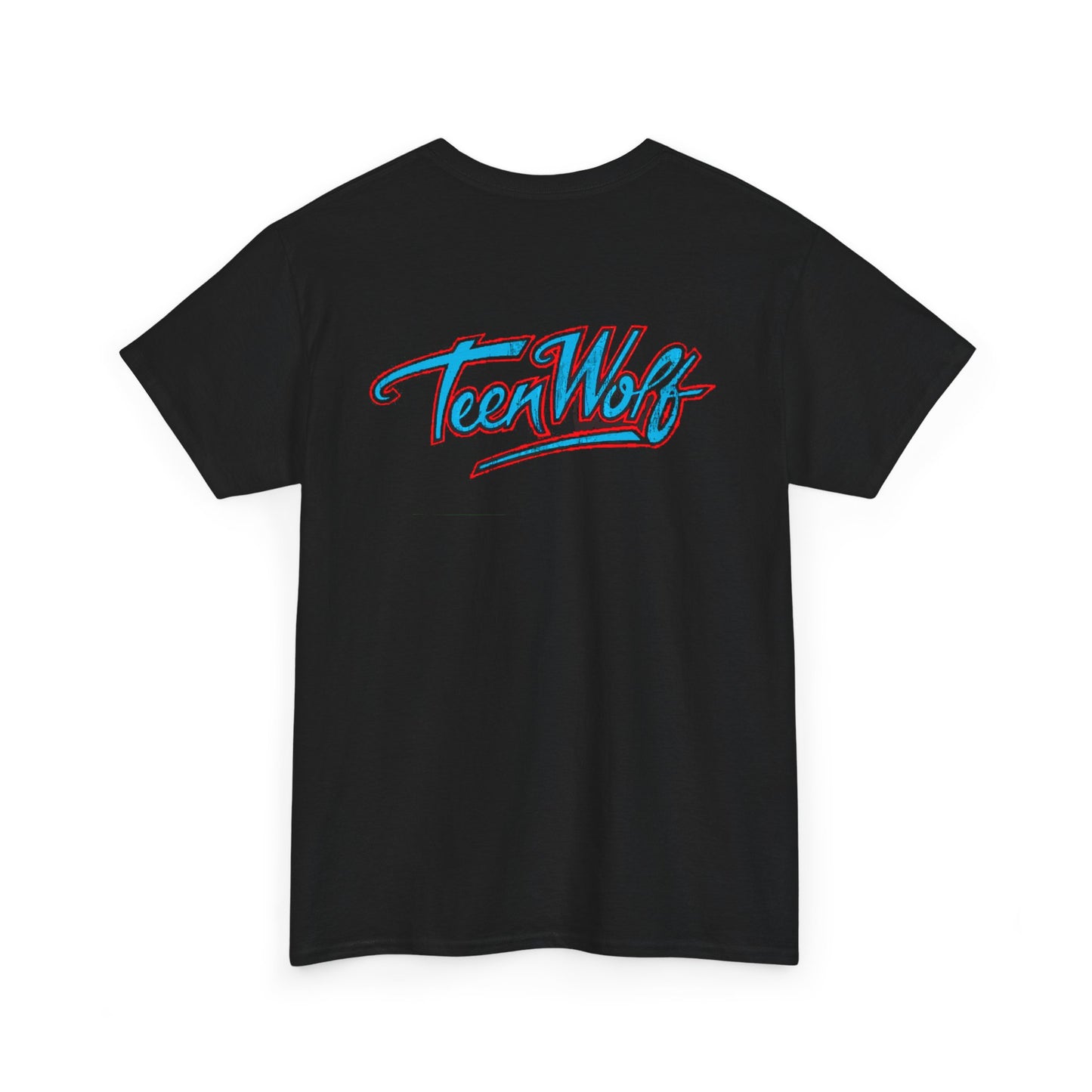 Teen Wolf Neon Logo Tee – 80s Movie Magic