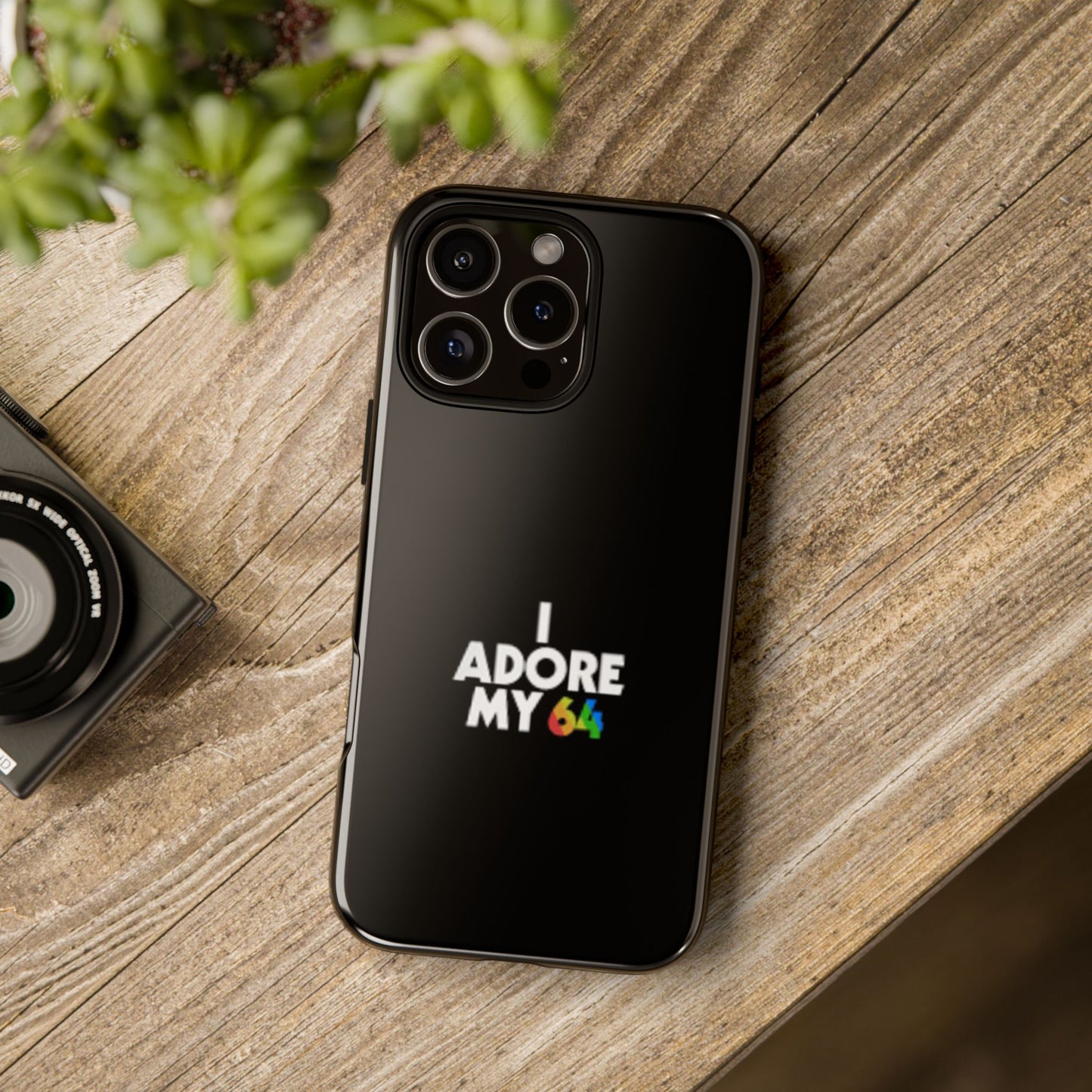 "I Adore My 64" Phone Case – Retro Protection for C64 Fans