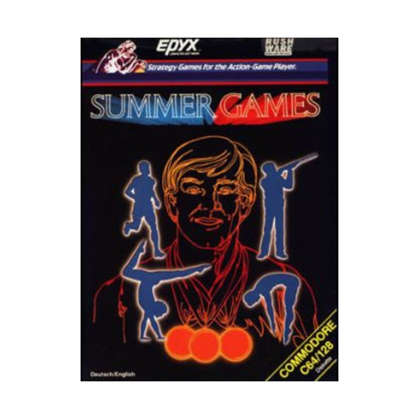 Summer Games Box Art Poster – A Tribute to Classic 8-Bit Competition