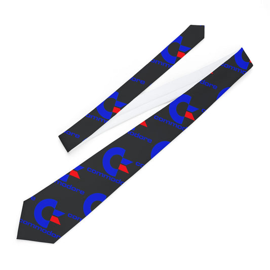 "Black" Commodore Classic Necktie – Retro Elegance