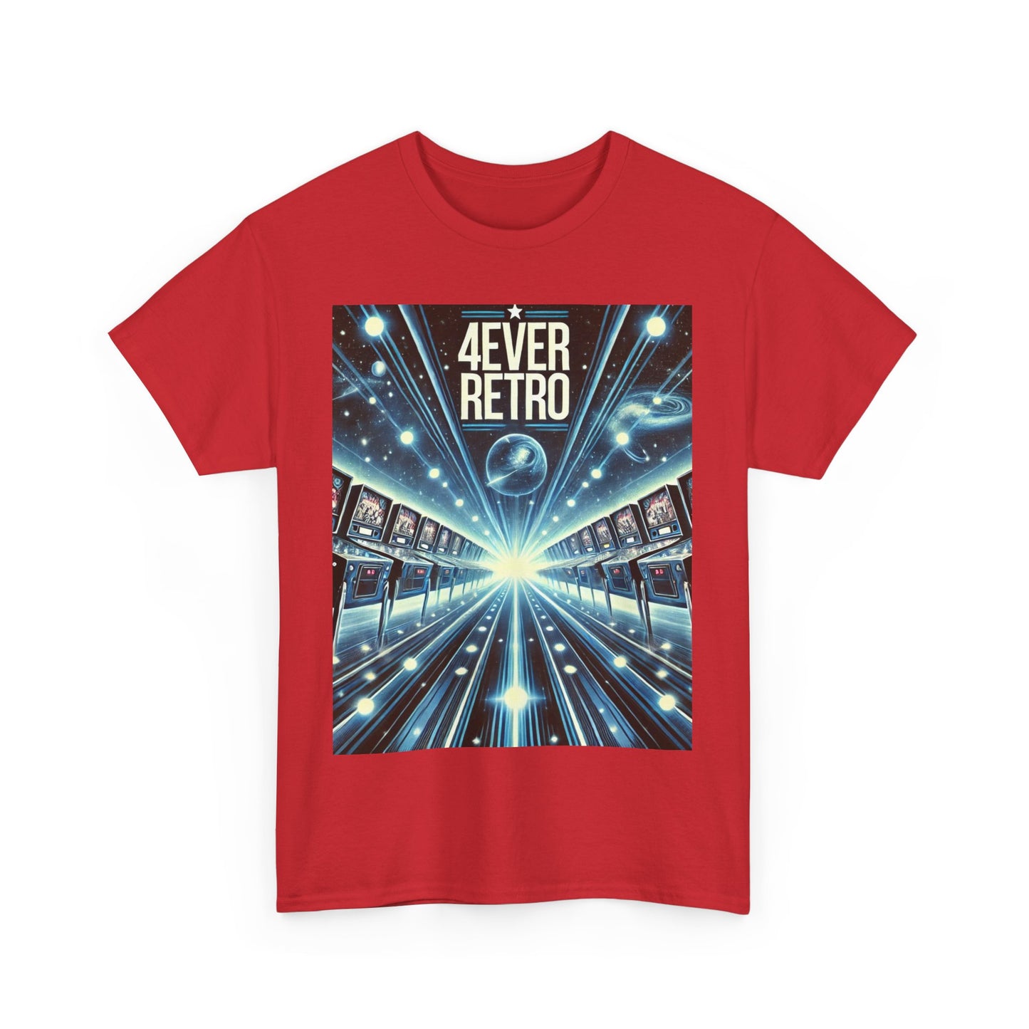 4ever Retro Pinball Galaxy Tee – Endless Arcade Adventure