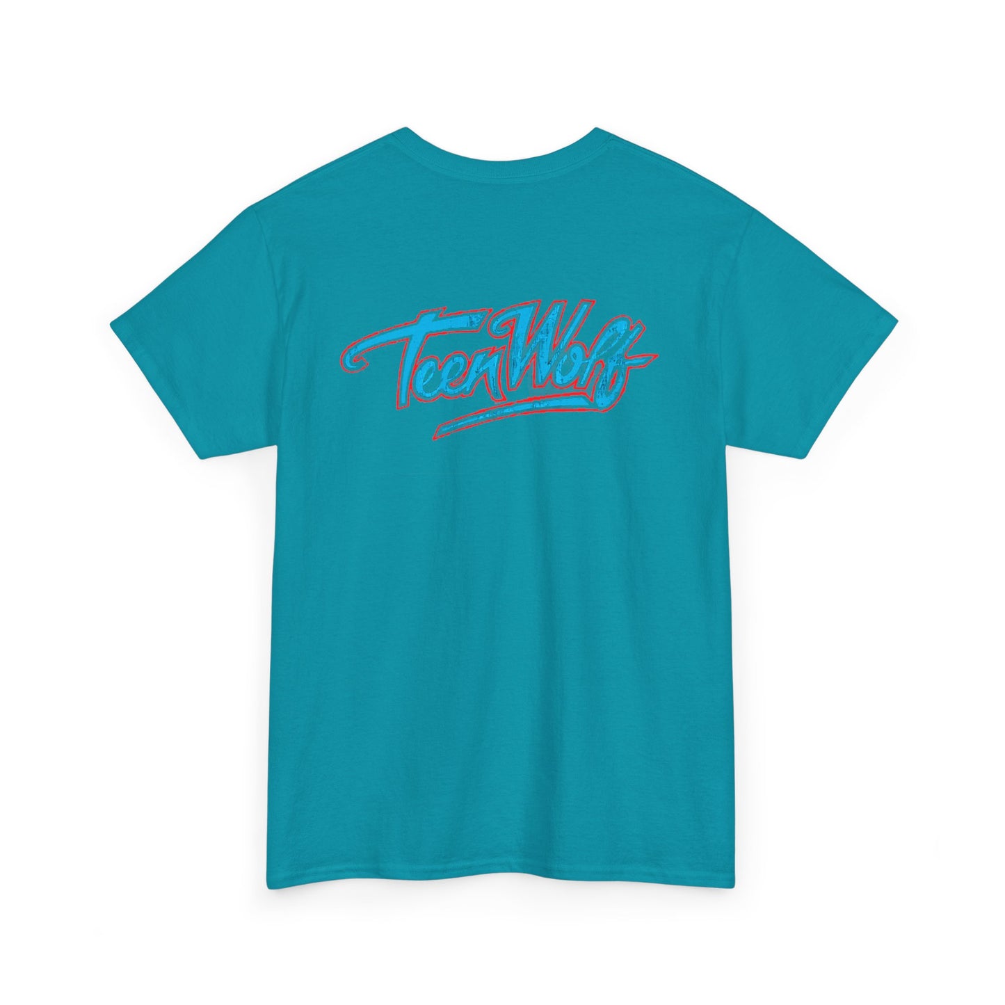 Teen Wolf Neon Logo Tee – 80s Movie Magic