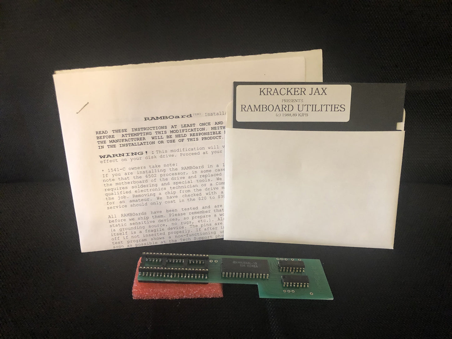 RAMBoard Floppy Disk Drive (1571,1541/C) upgrade with Copy Program