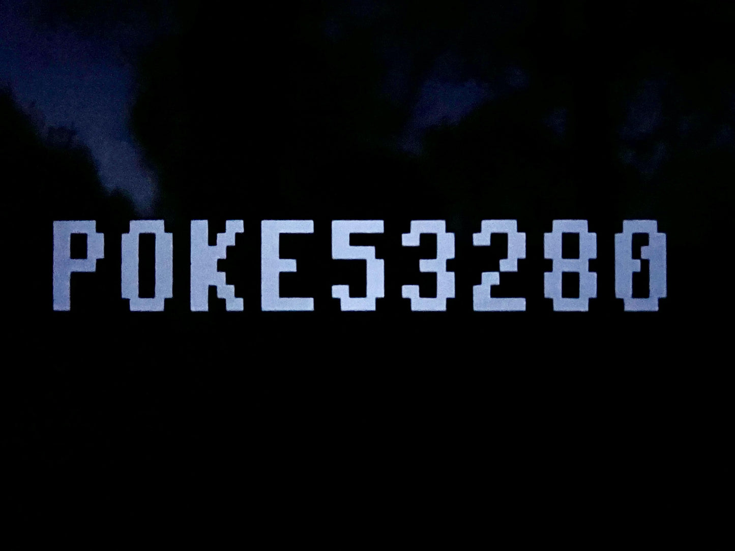 "POKE53280" Commodore C64 - Vinyl Decal / Sticker