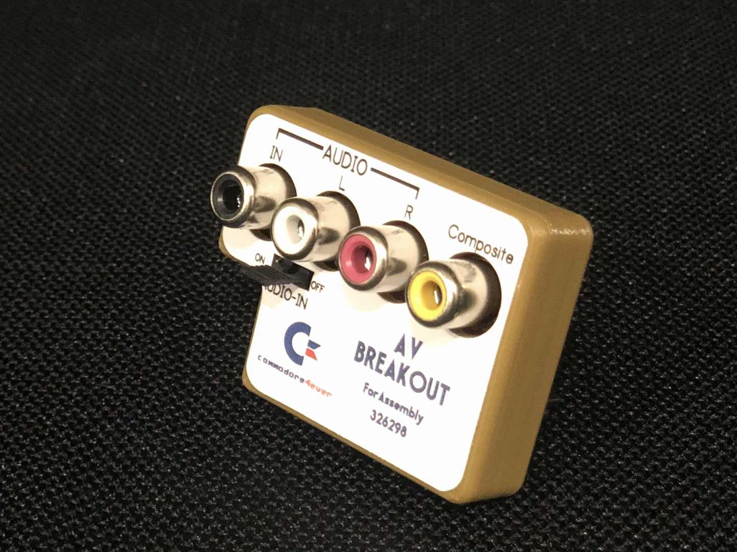 Commodore 64 A/V Breakout 5 pin assembly 326298